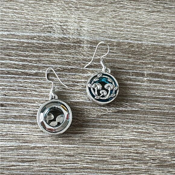 Mushroom drop earrings A329 - Picture 4 of 4